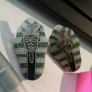 Egyptian motif earrings